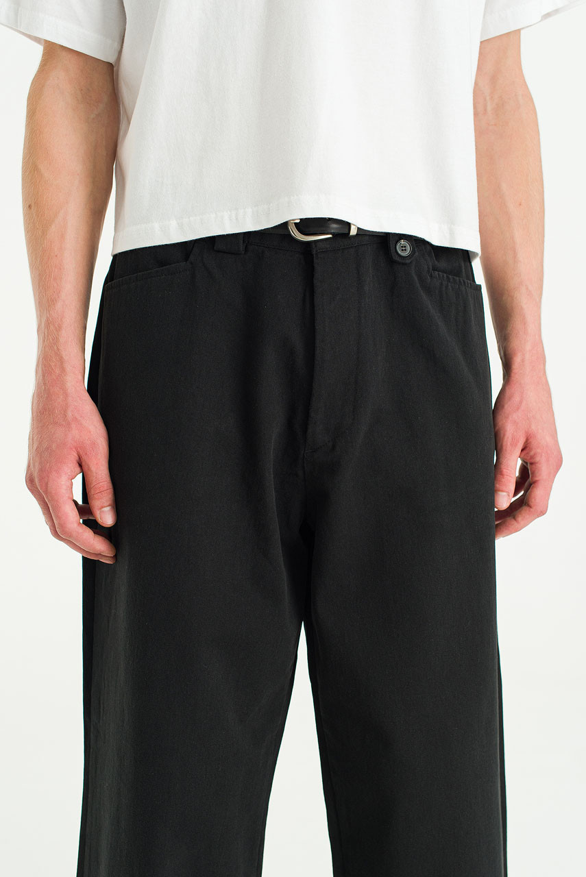 Menswear | Tab Pants, Black