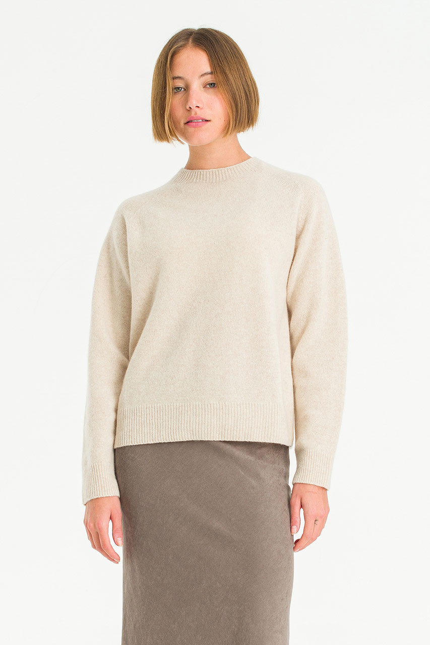 Super fine Seamless Jumper, Oat