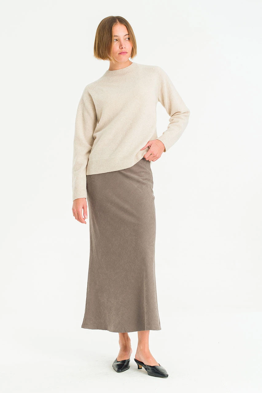 Super fine Seamless Jumper, Oat
