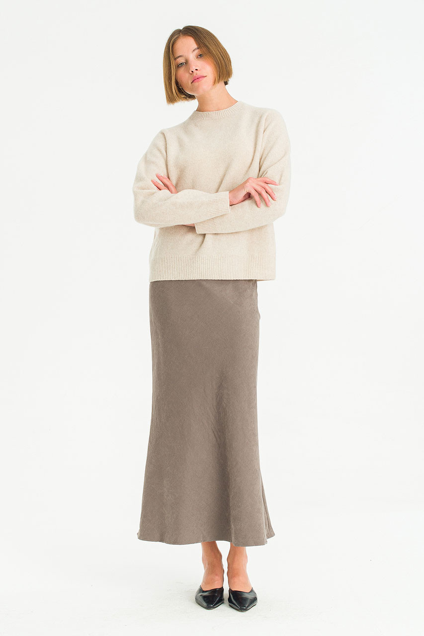 Super fine Seamless Jumper, Oat