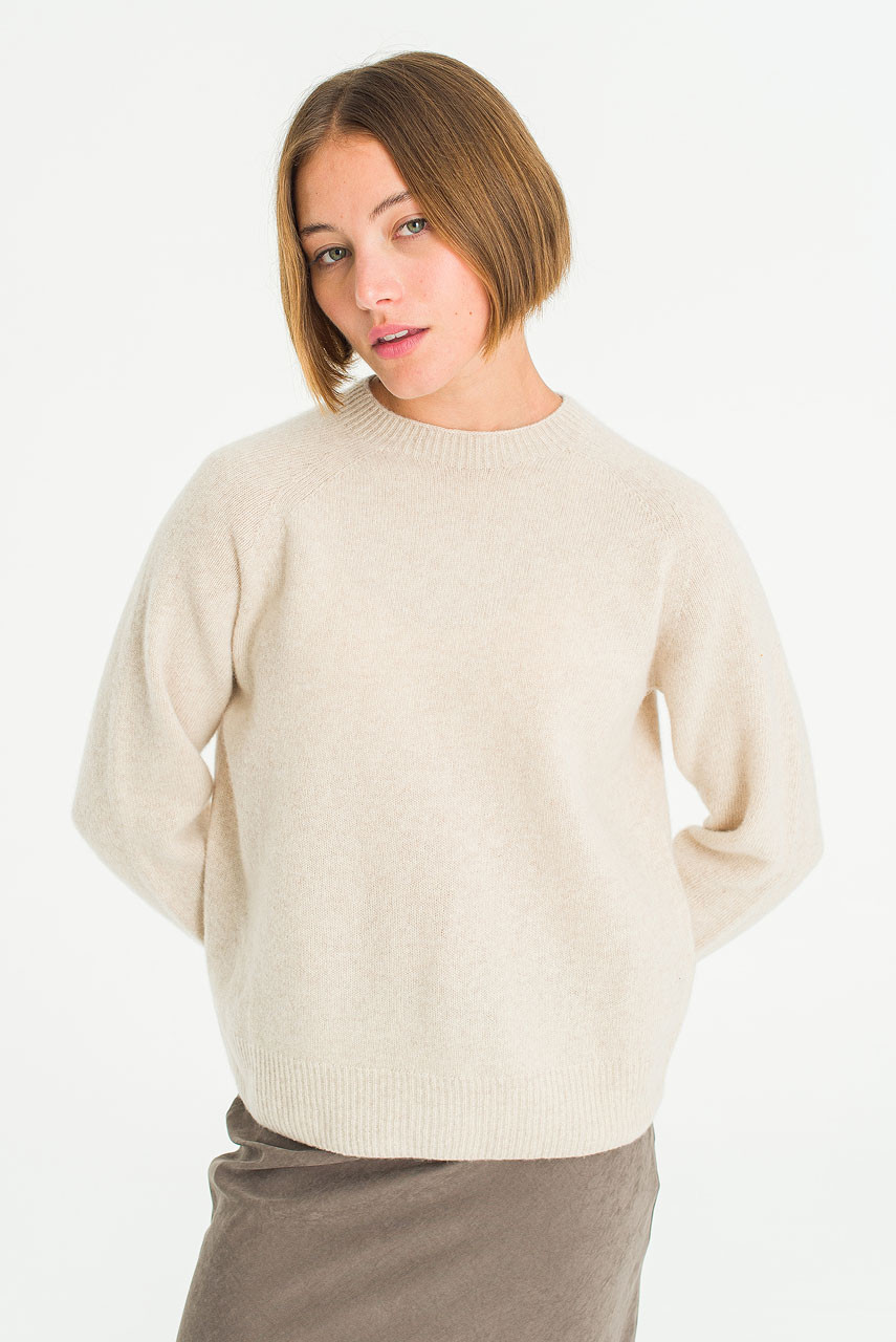 Super fine Seamless Jumper, Oat