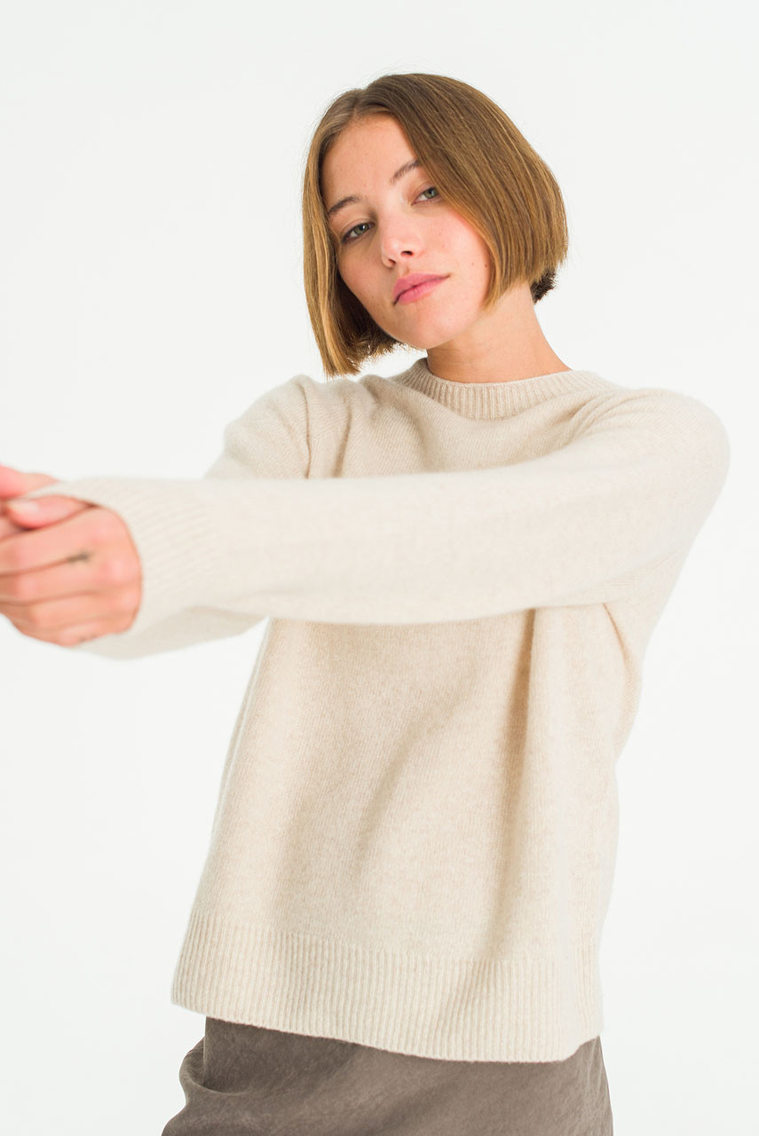 Super fine Seamless Jumper, Oat