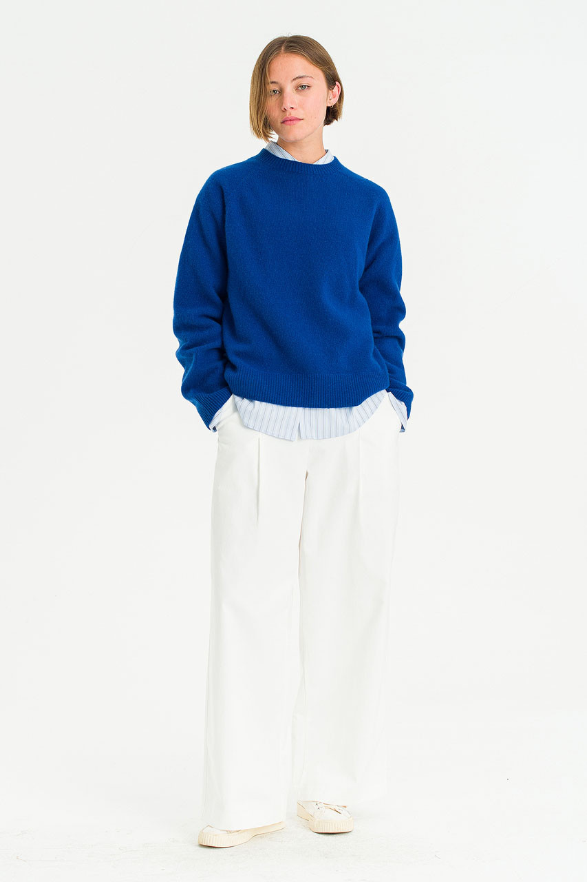 Super fine Seamless Jumper, Royal Blue