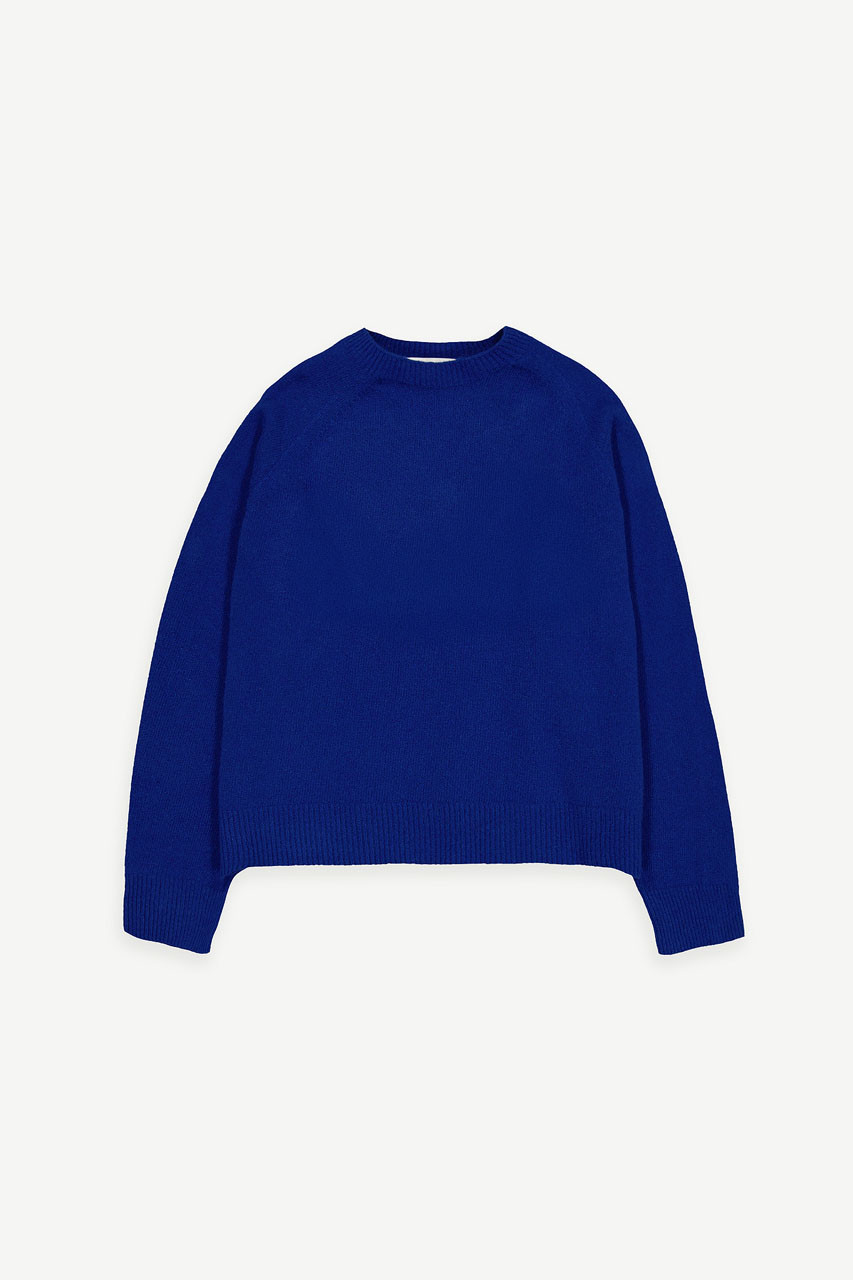 Super fine Seamless Jumper, Royal Blue