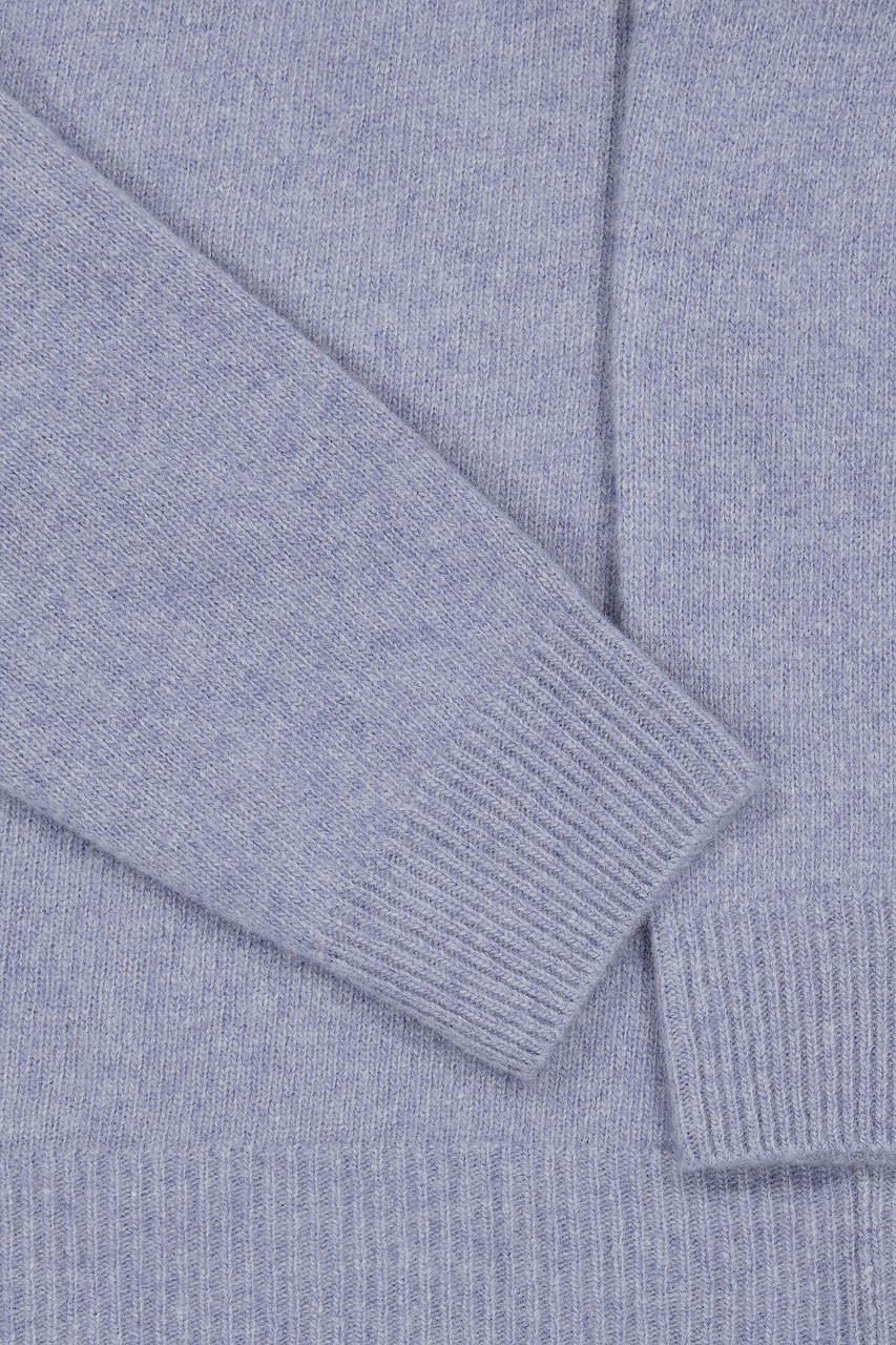 Super fine Seamless Jumper, Swedish blue