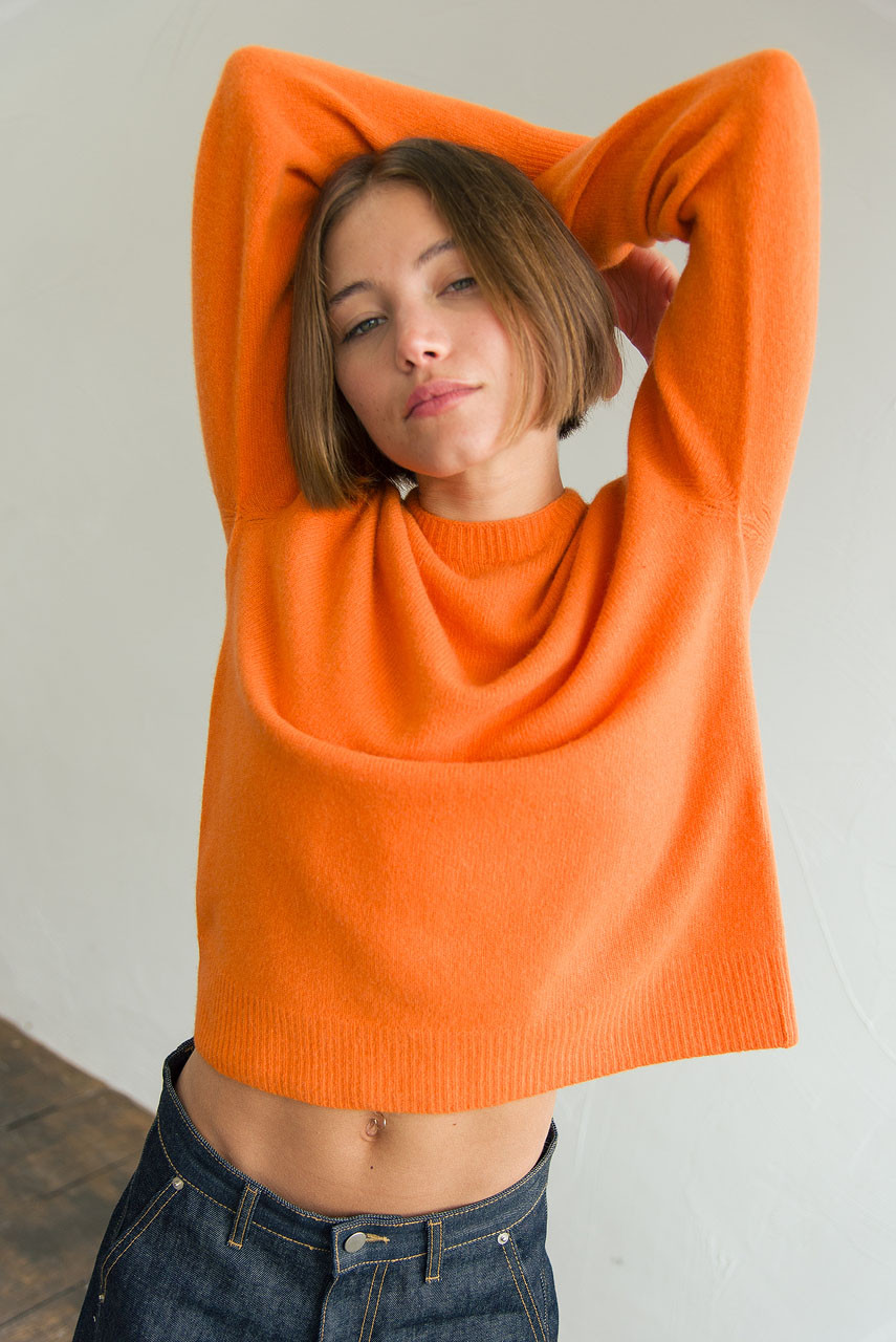 Super fine Seamless Jumper, Californian Poppy