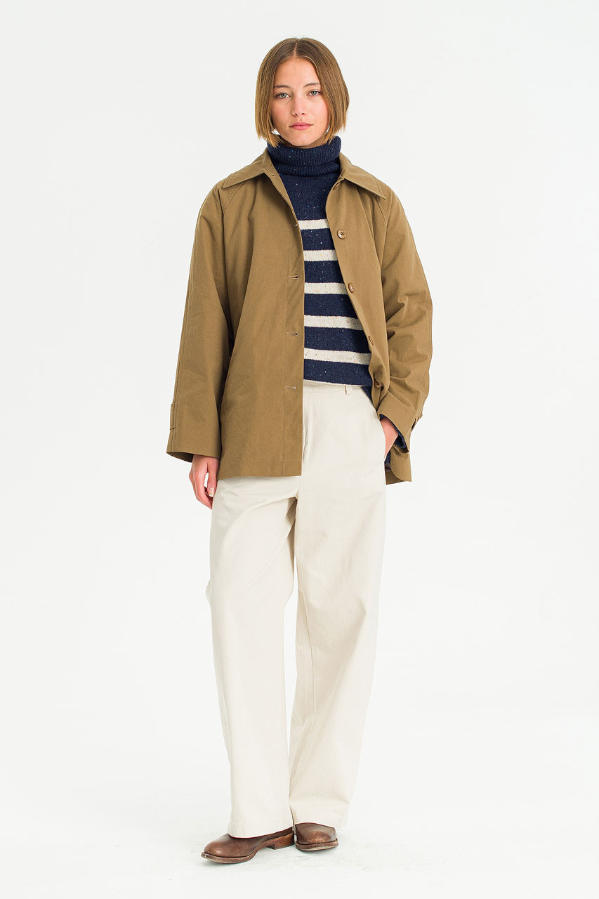 Brooklyn Half Length Coat, Brown