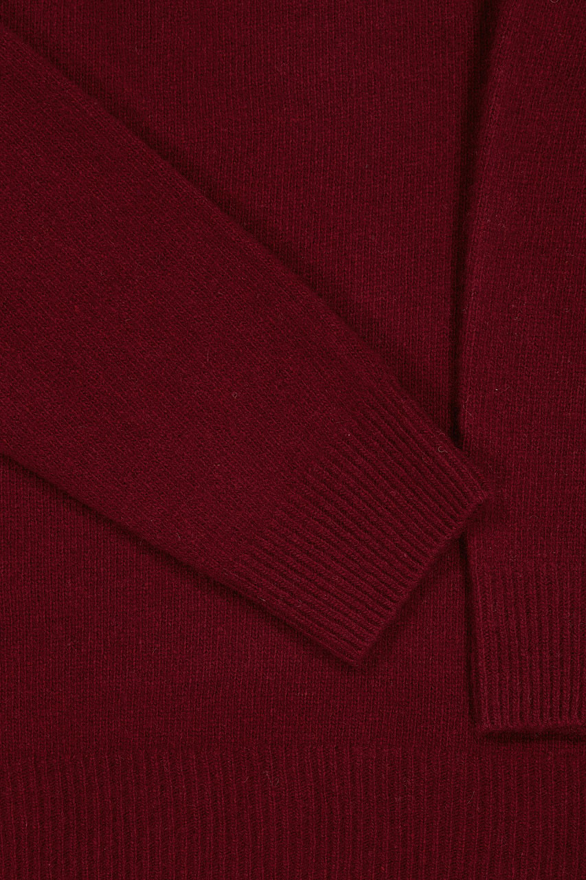 Super fine Seamless Jumper, Wine
