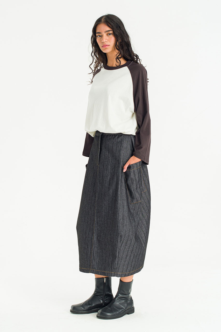Hiro Ballon Skirt, Black