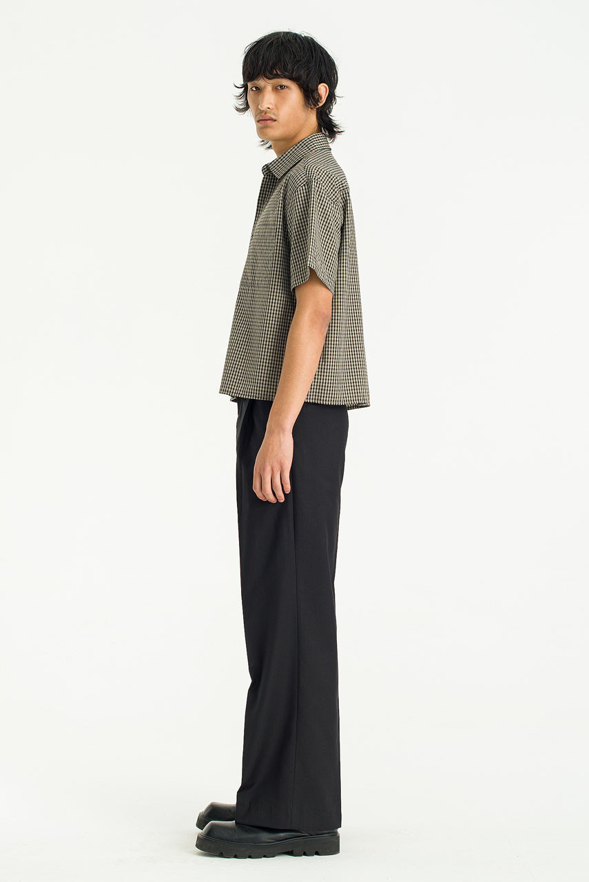 Menswear | Wide-Cut Suit Trousers, Black