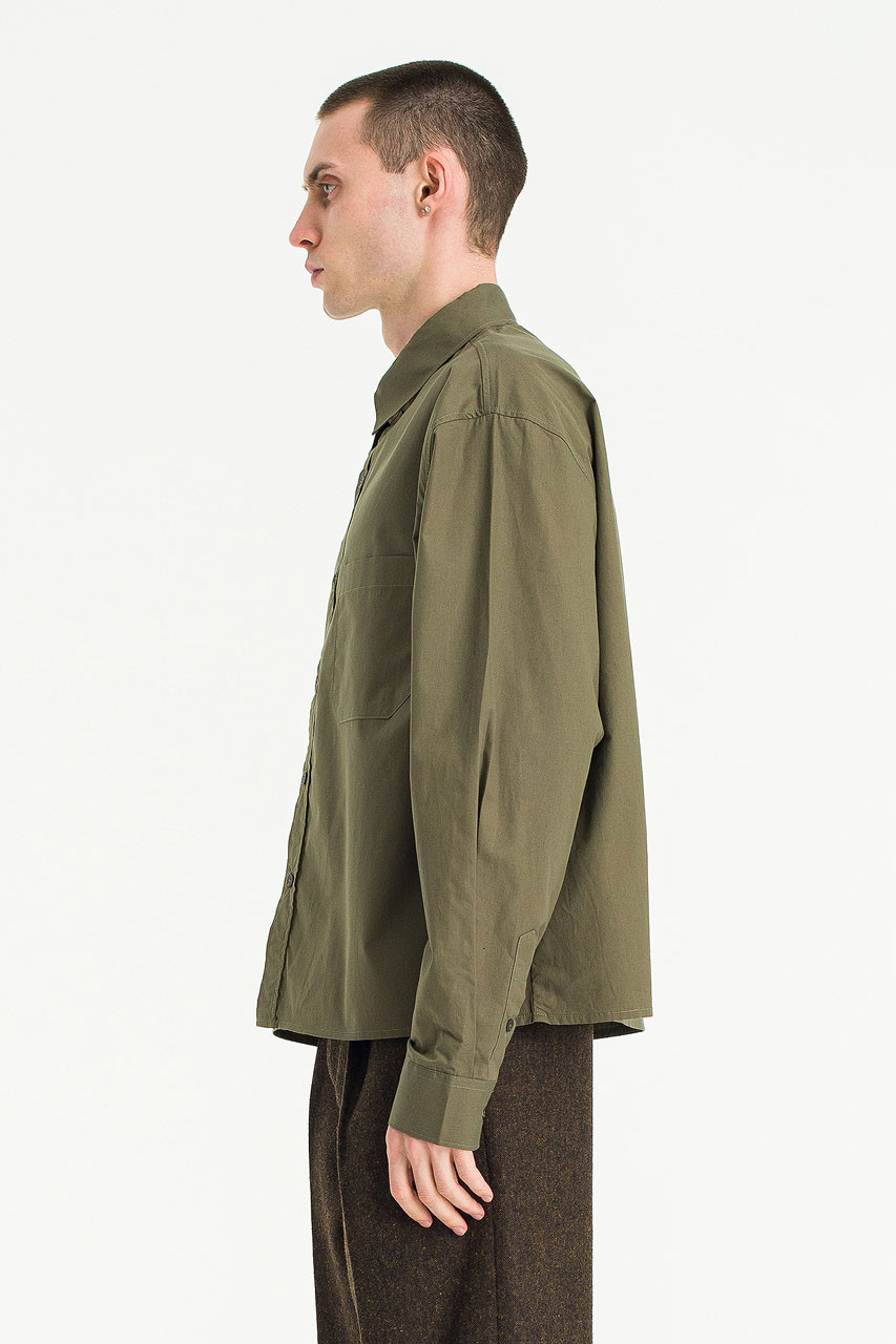 Menswear | Pop Crop Shirt, Khaki