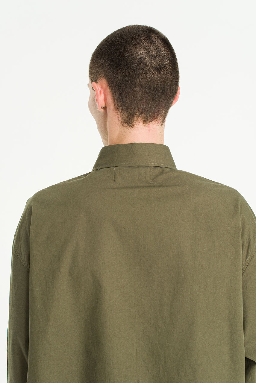 Menswear | Pop Crop Shirt, Khaki