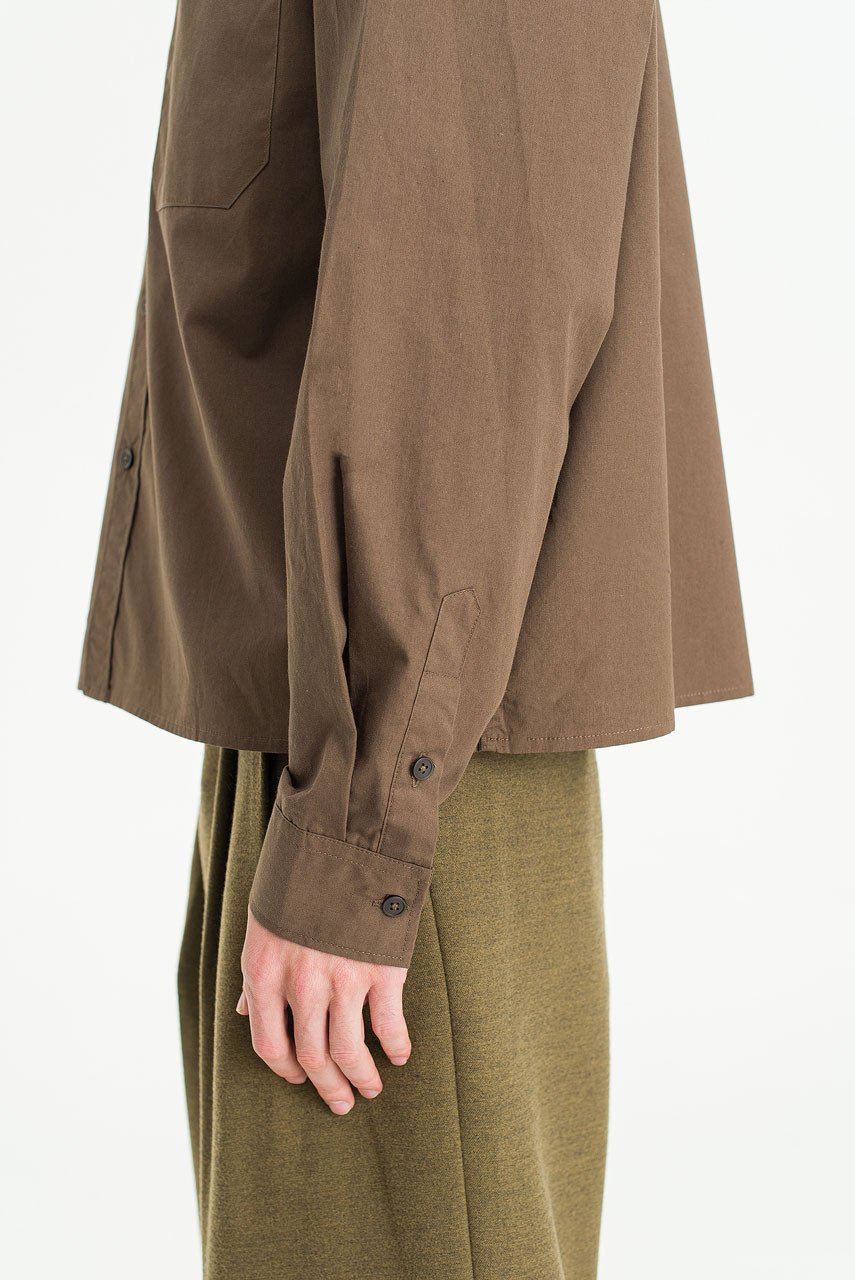 Menswear | Pop Crop Shirt, Brown