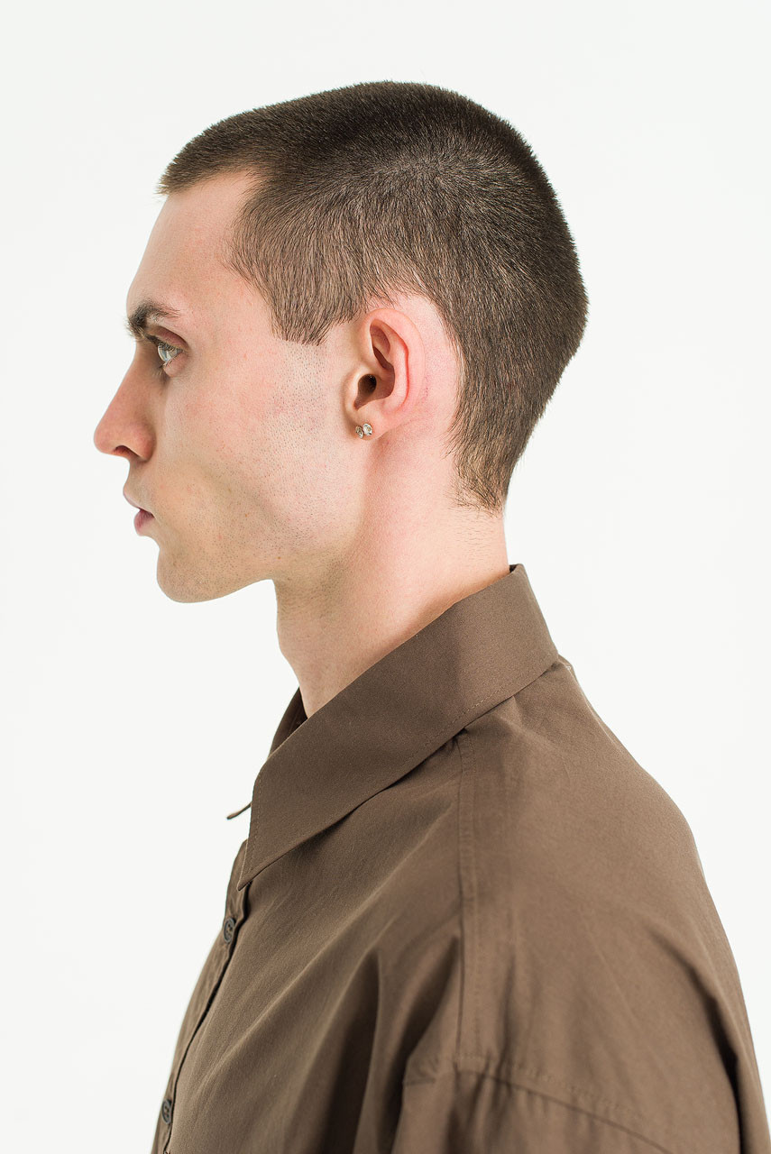 Menswear | Pop Crop Shirt, Brown