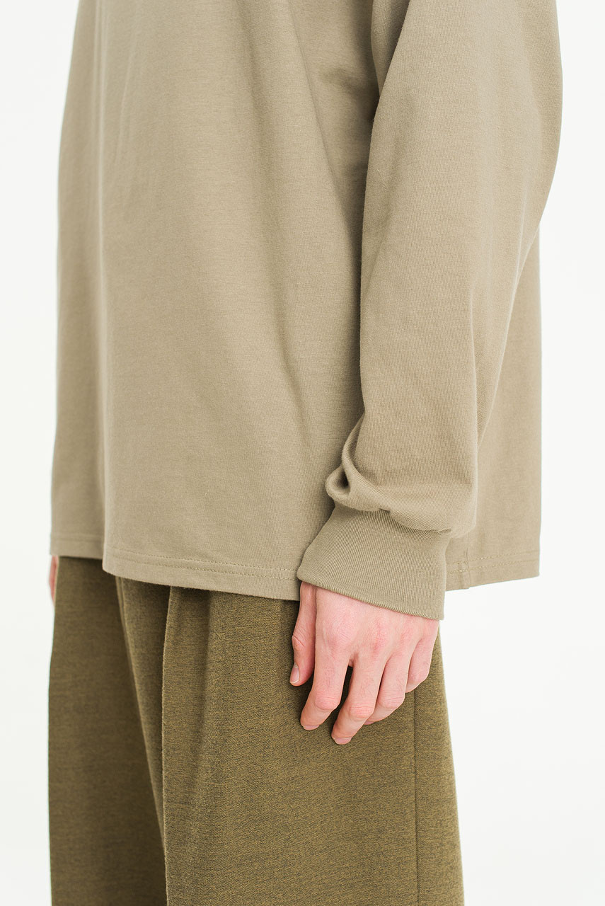 Menswear | Pop Mock-Neck Tee, Light Khaki