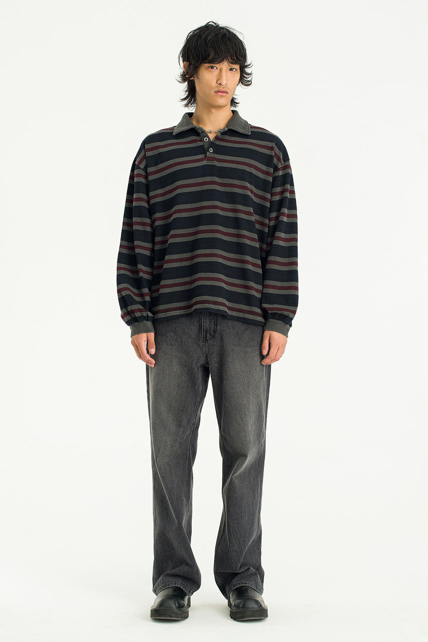 Menswear | Rugby Top, Charcoal