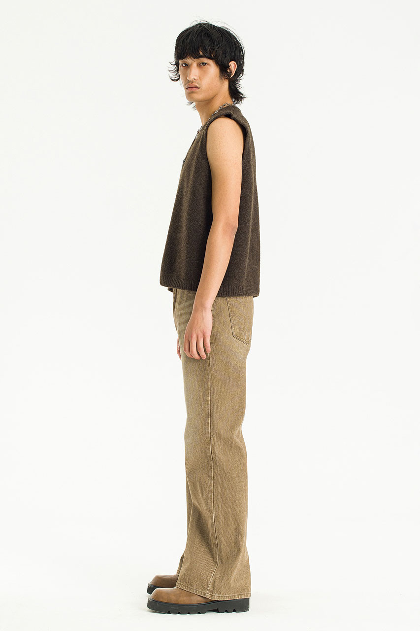 Menswear | Button-Front Vest, Brown