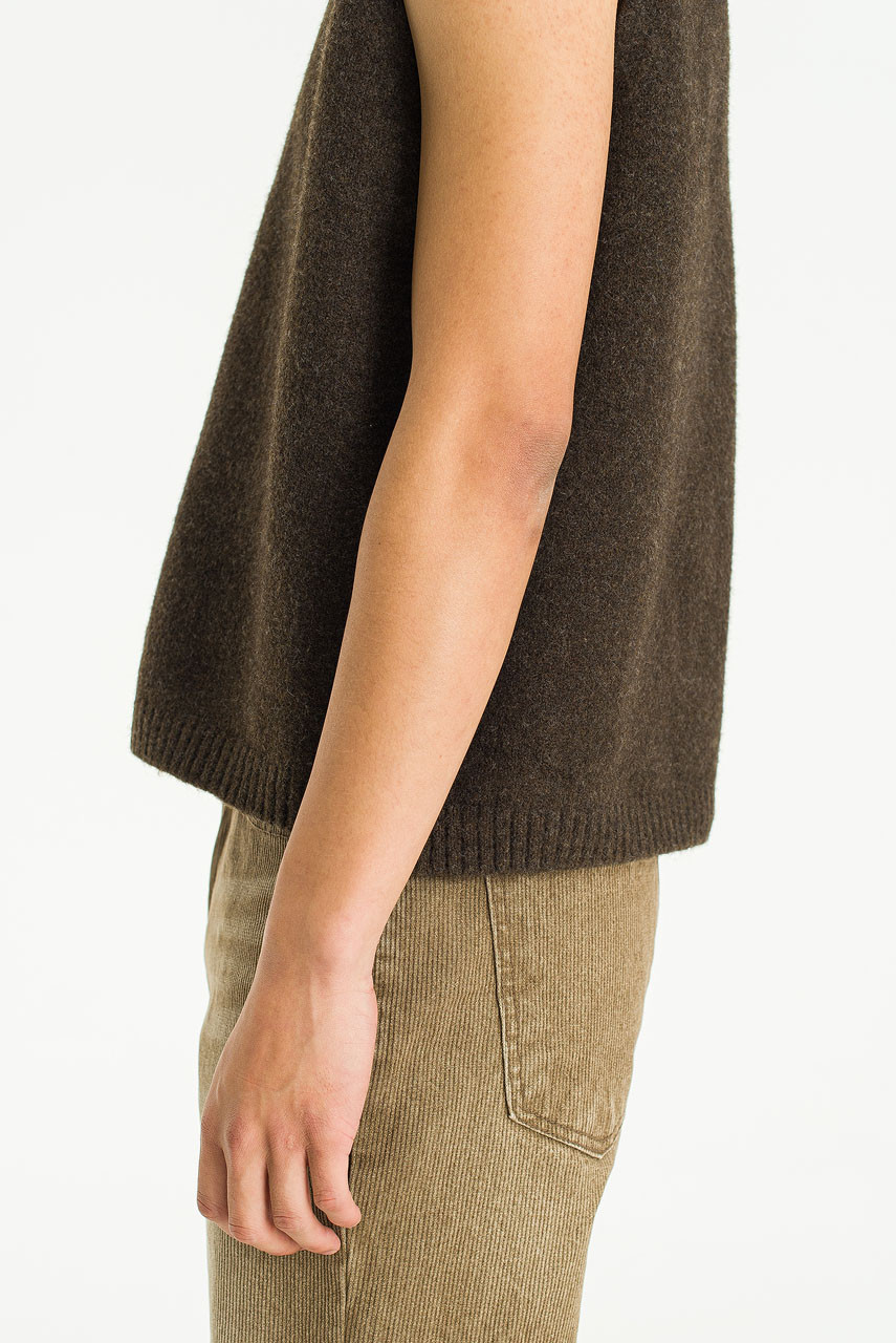 Menswear | Button-Front Vest, Brown