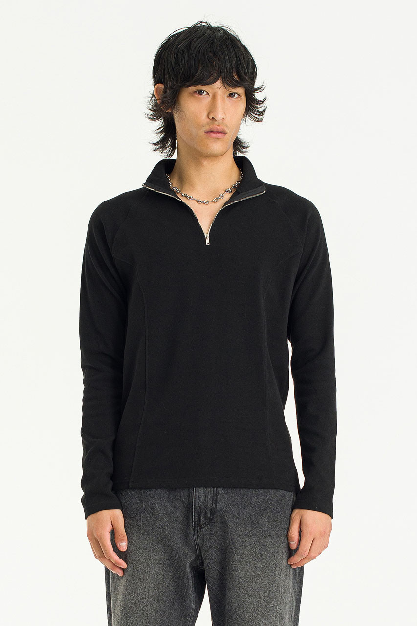 Menswear | Raglan Fleece, Black