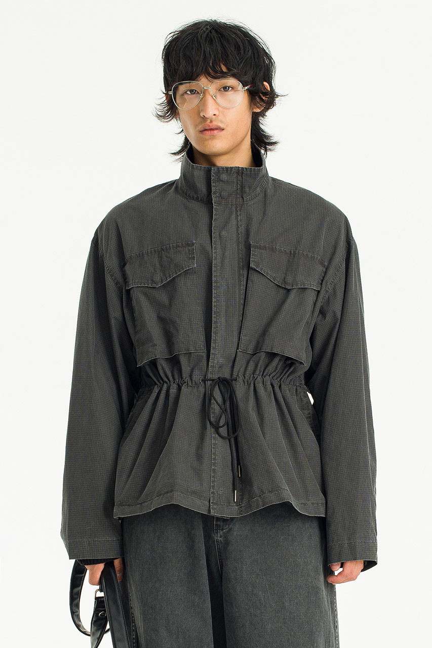Menswear | Funnel Jacket, Charcoal