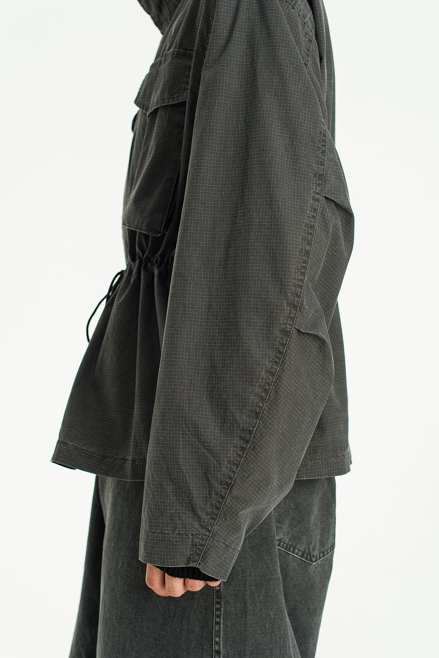 Menswear | Funnel Jacket, Charcoal