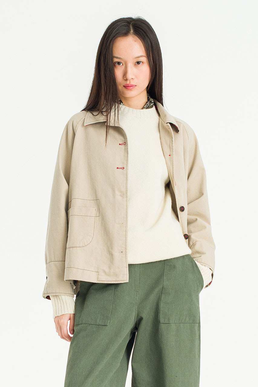 Stitch Harbor Cotton Jacket, Beige