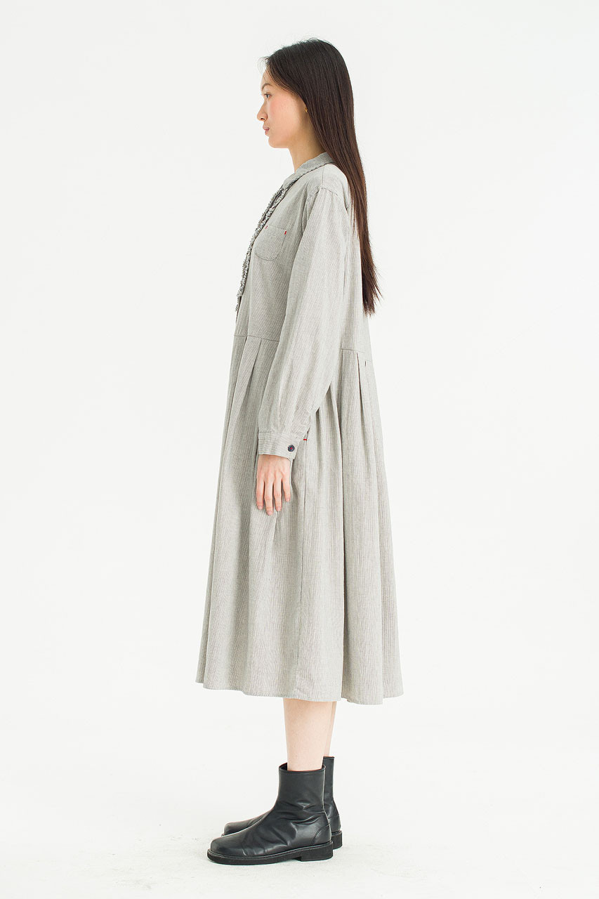 Auburn Stripe Dress, Navy