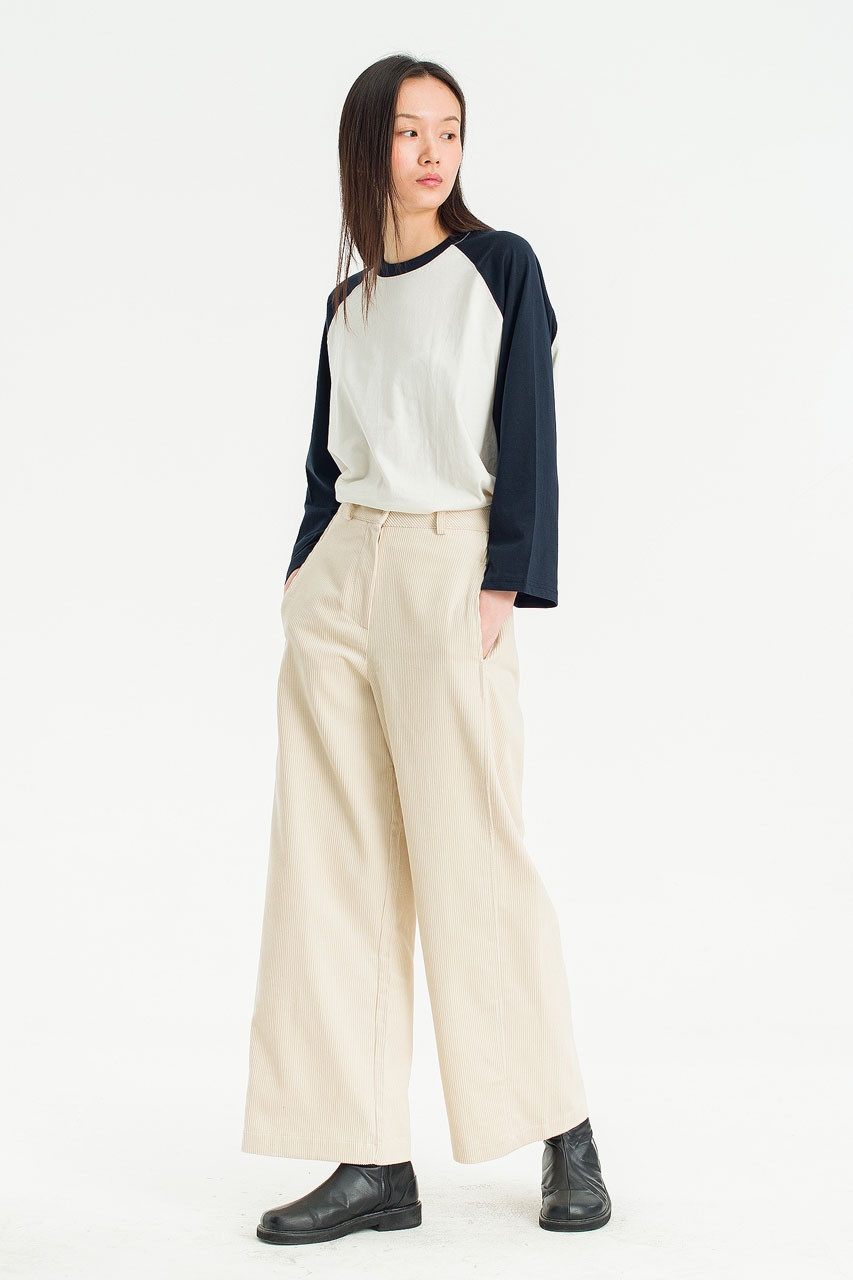 Whisper Cord Pants, Ivory