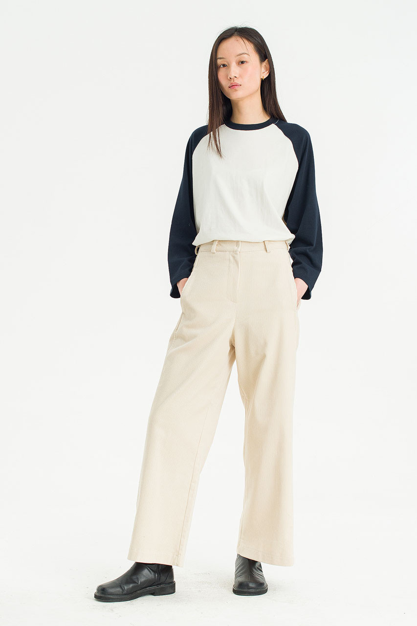 Whisper Cord Pants, Ivory