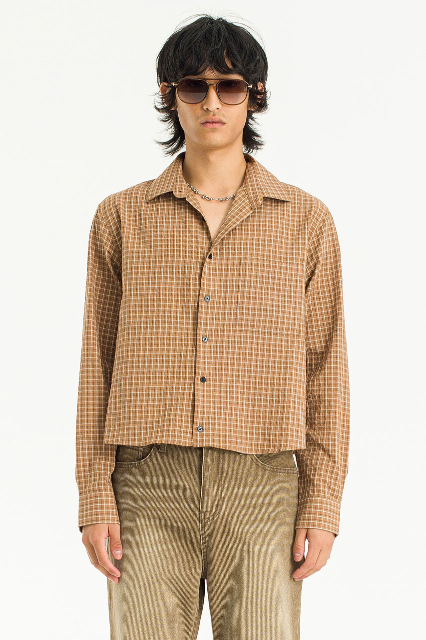 Menswear | Country Crop Shirt, Orange