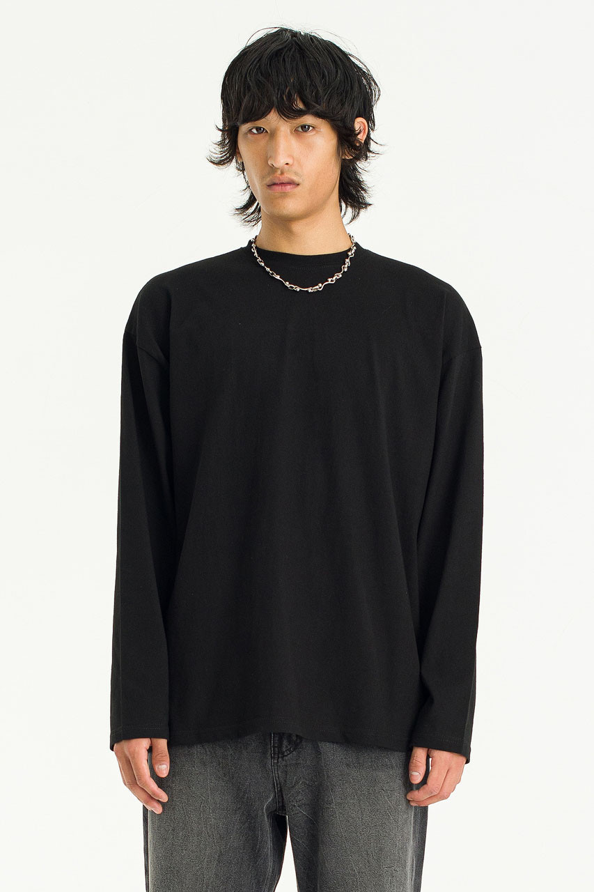 Menswear | Soft Long Sleeve Tee, Black