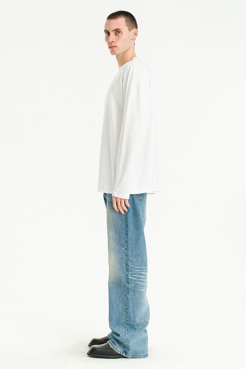 Menswear | Soft Long Sleeve Tee, White