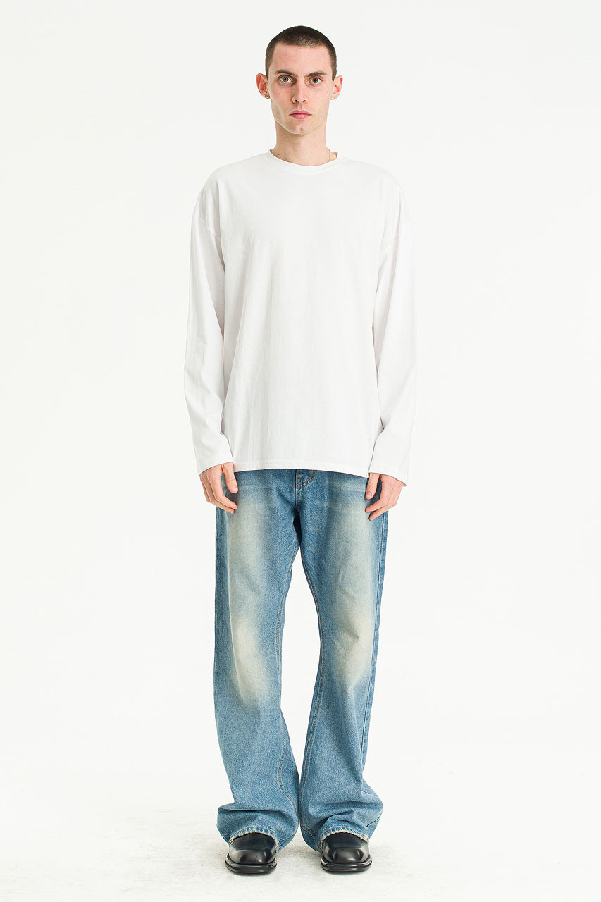Menswear | Soft Long Sleeve Tee, White