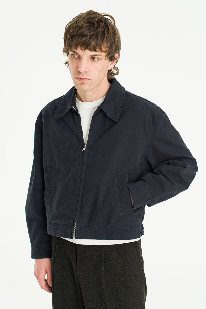 Menswear | Cropped Mechanic Jacket, Navy