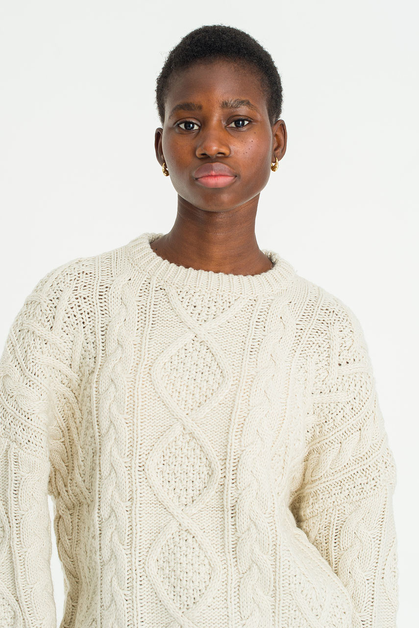 Shadow Cable Jumper, Ivory