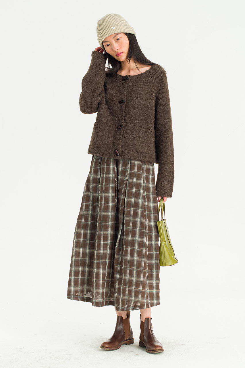 Haze Knit Cardigan, Brown