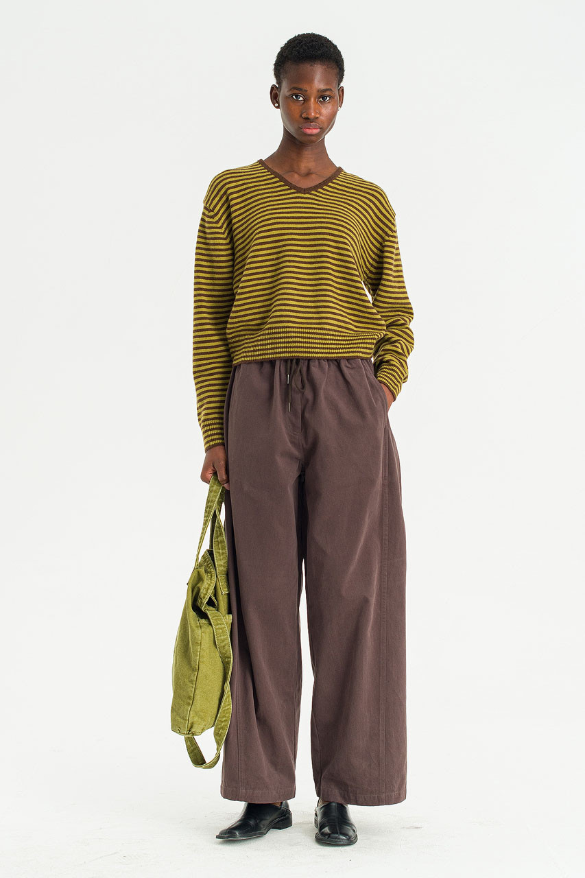 Marlow Stripe Jumper, Olive