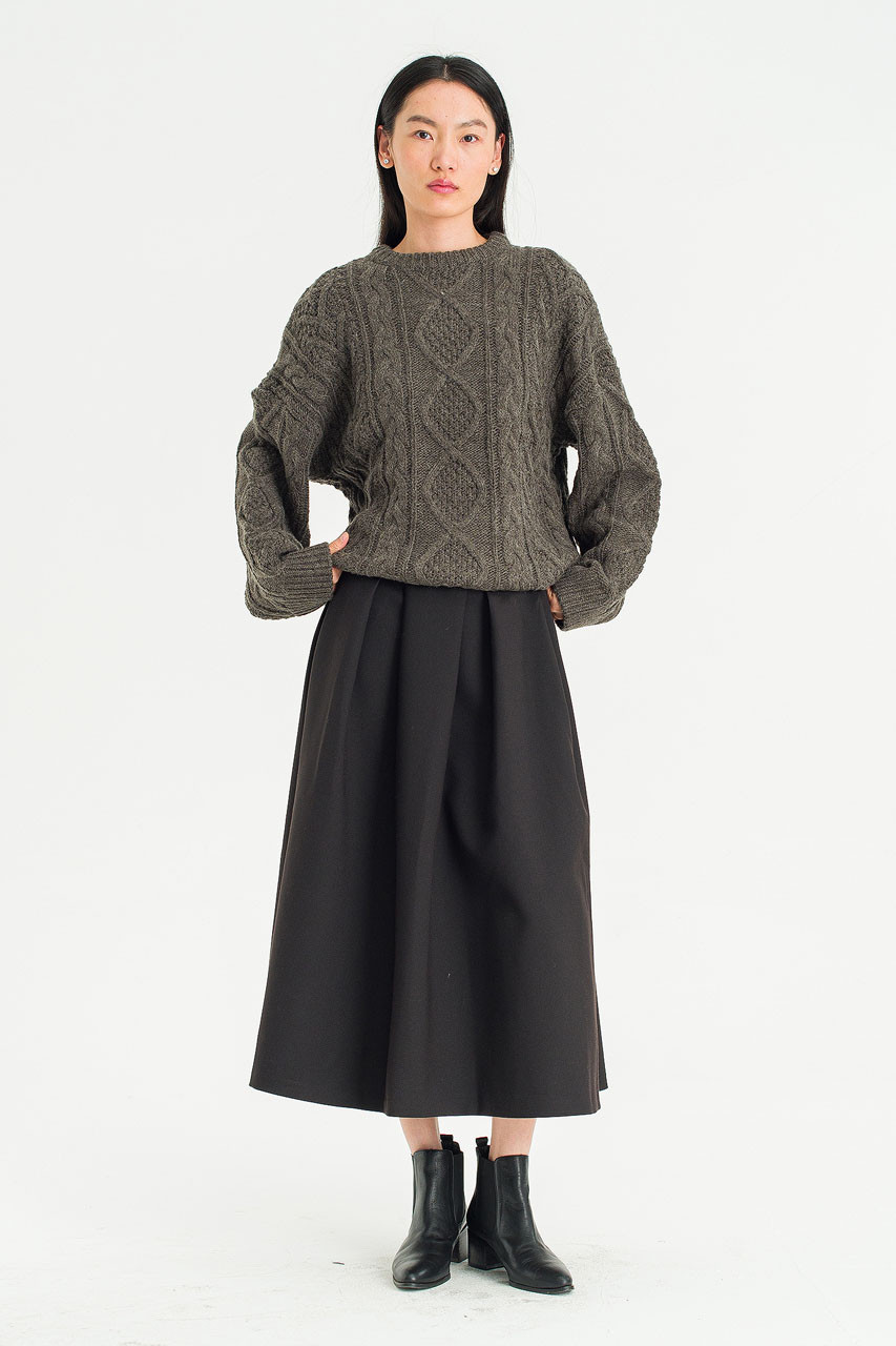 Rove Balloon Skirt, Black