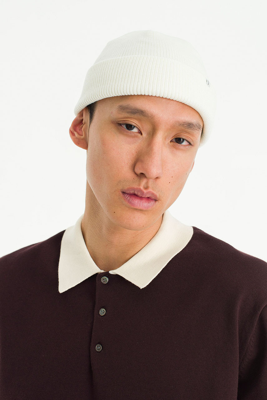Menswear | Simple Beanie, White