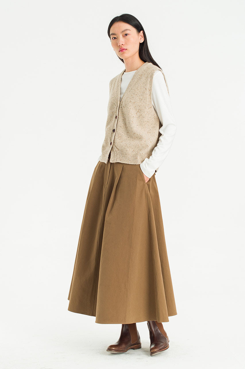 Nelle Knit Vest, Beige