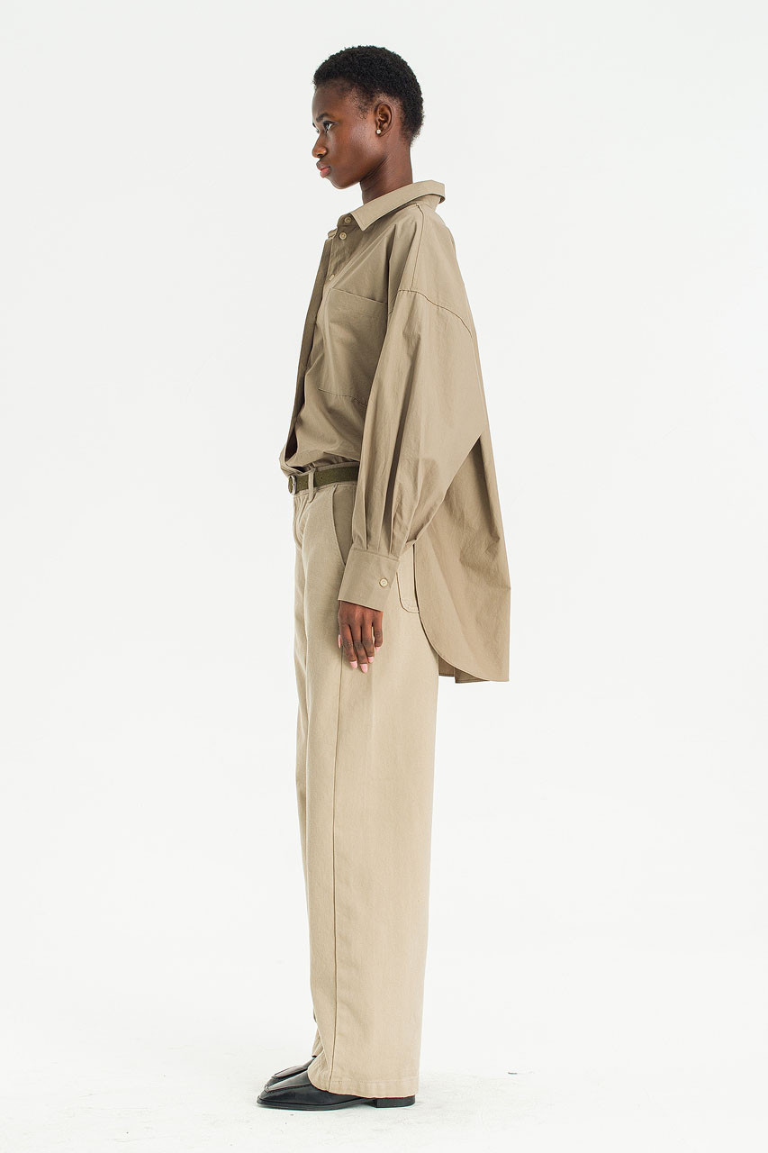 Meadow Cotton Pants, Beige