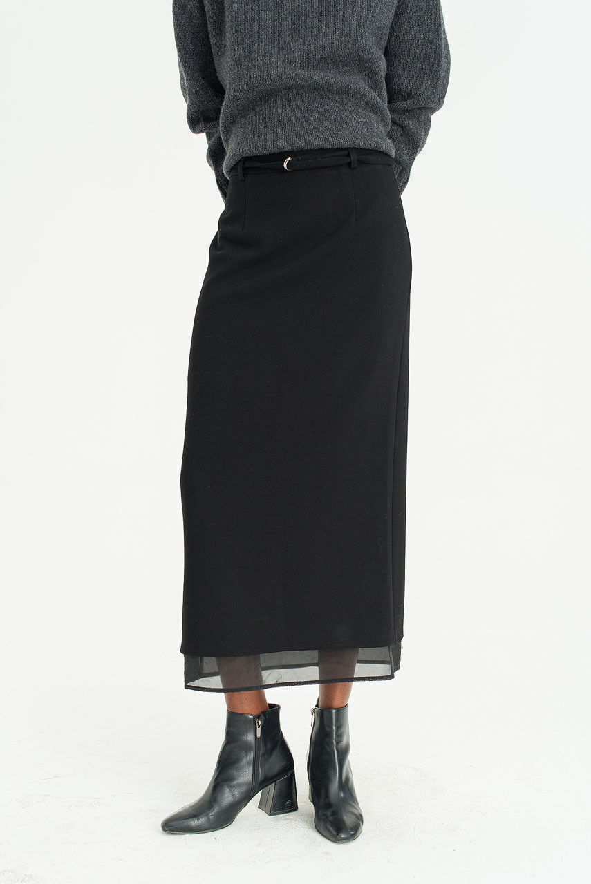 Still Tailor Skirt, Black