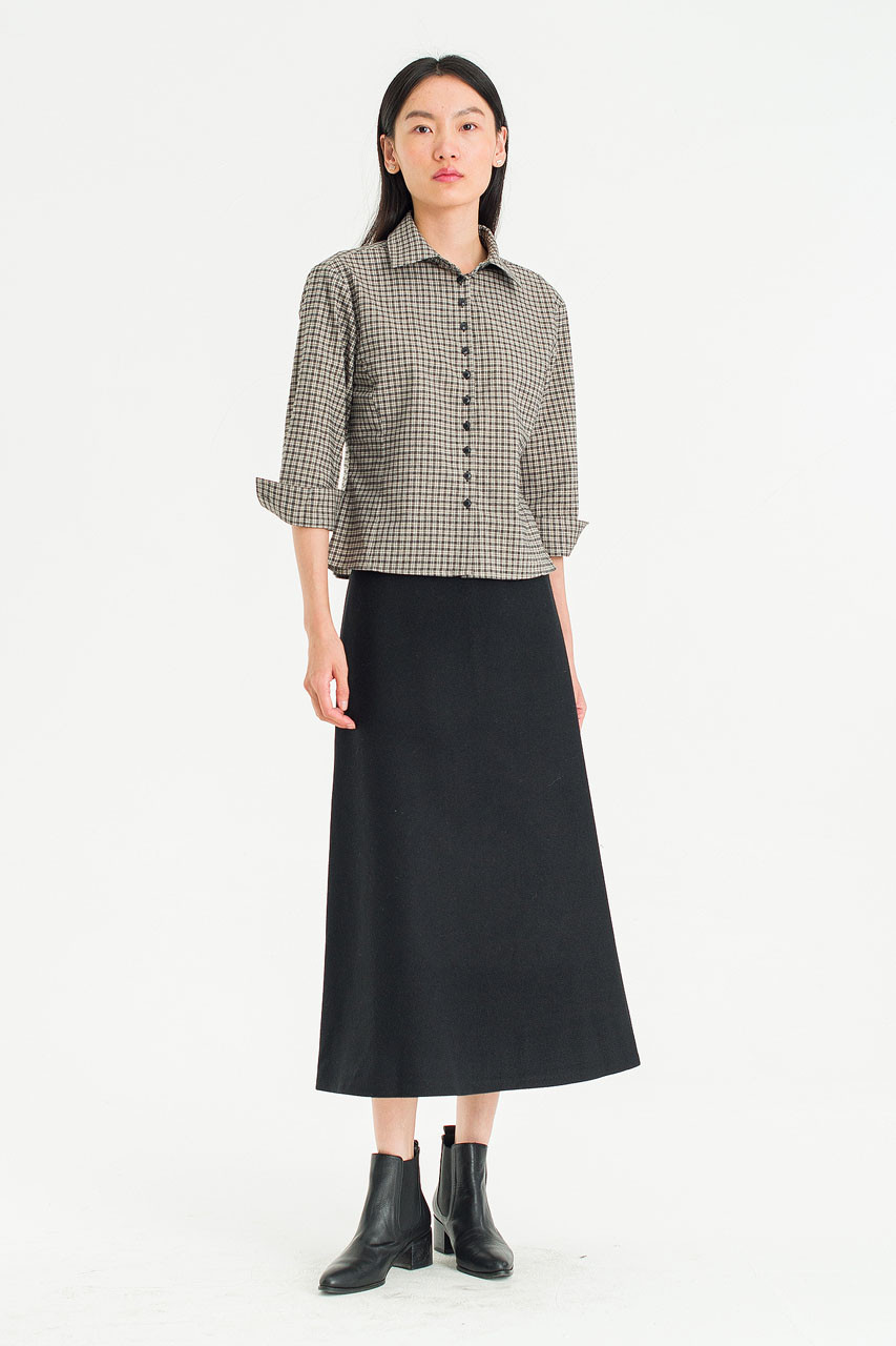 Contour Mid Skirt, Black