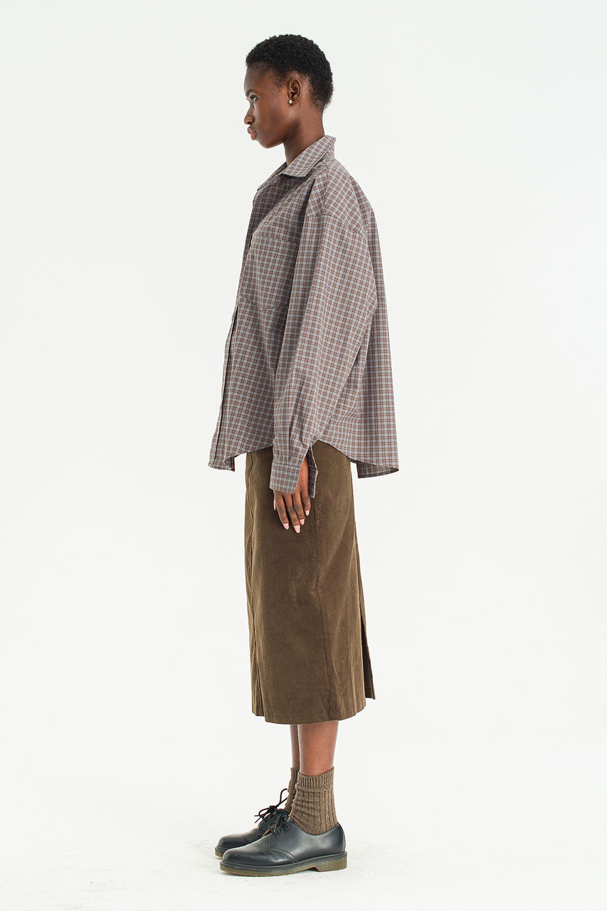 Loam Check Shirt, Brown