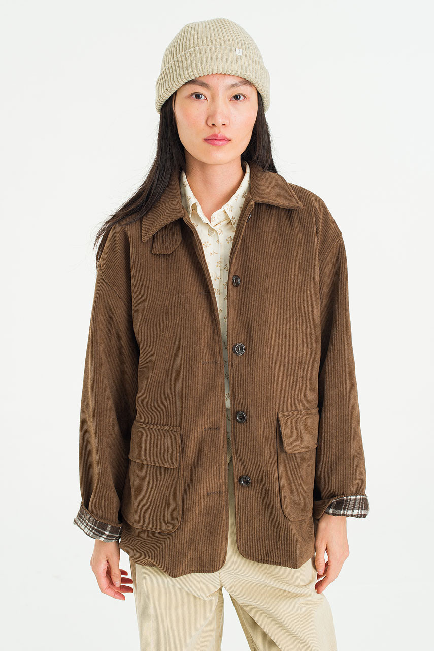 Field Cord Work Jacket, Brown