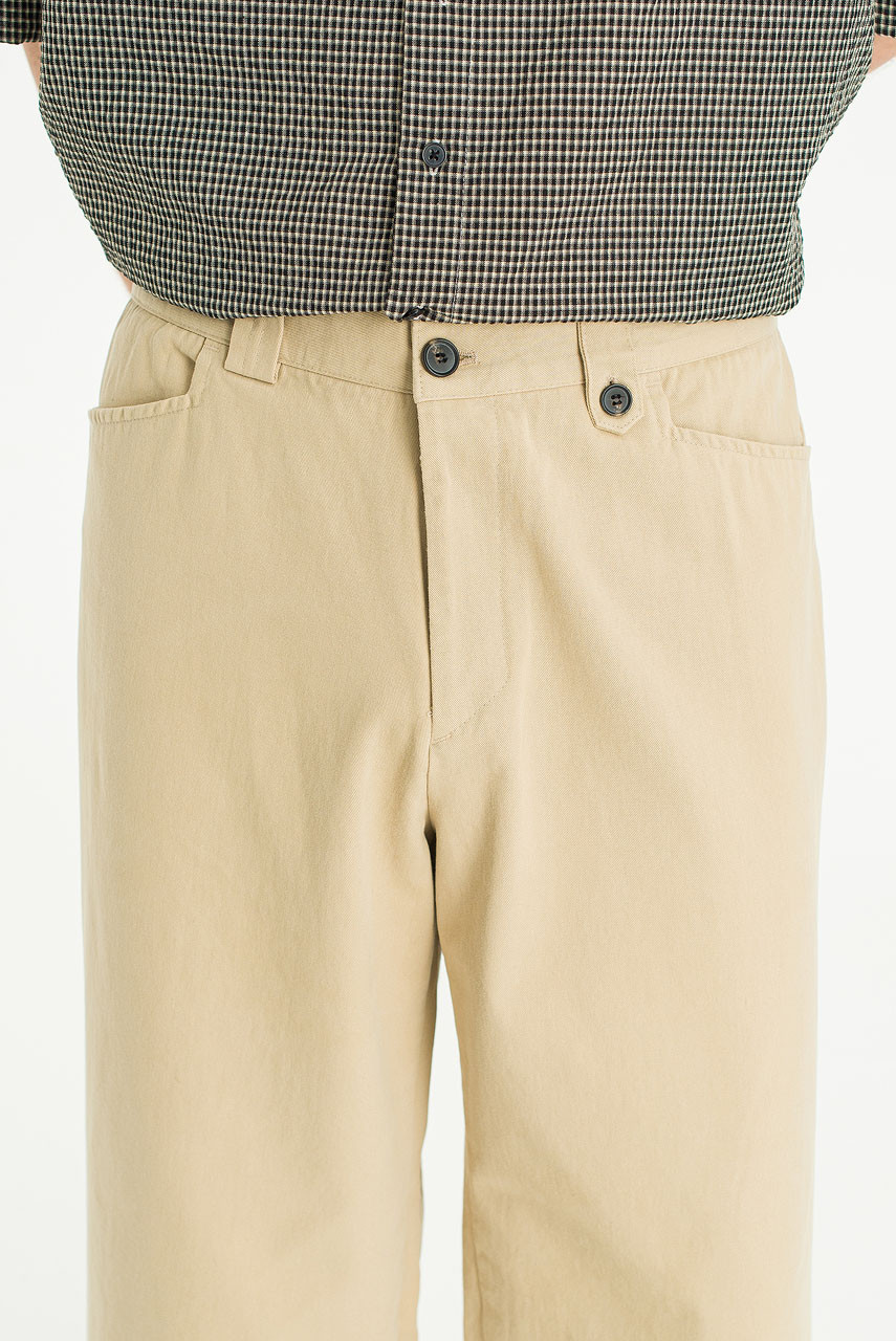 Menswear | Tab Pants, Beige
