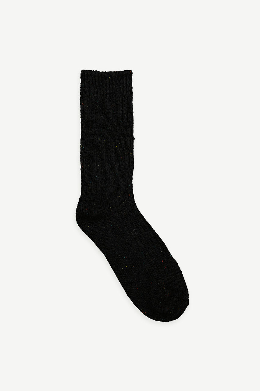 Boucle Socks, Black