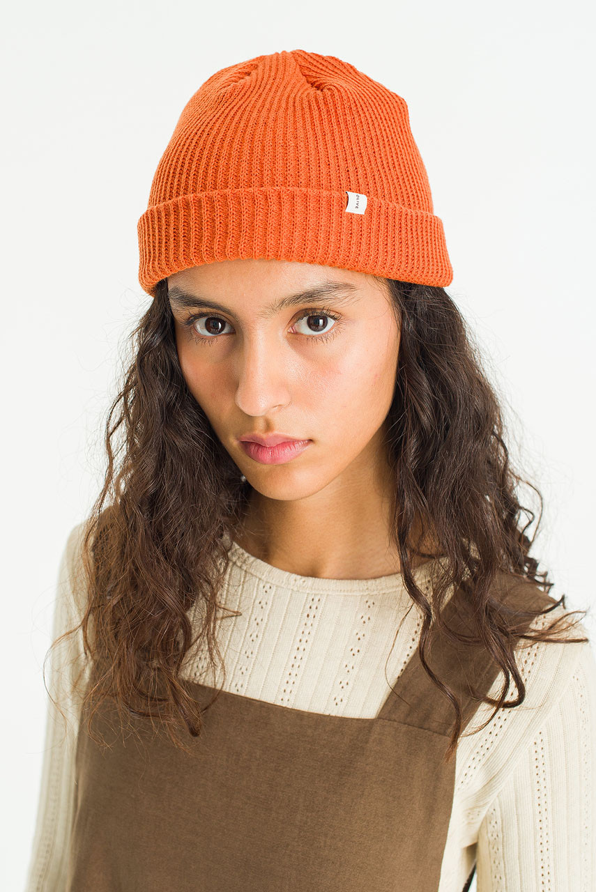 Pavo Short Beanie, Orange