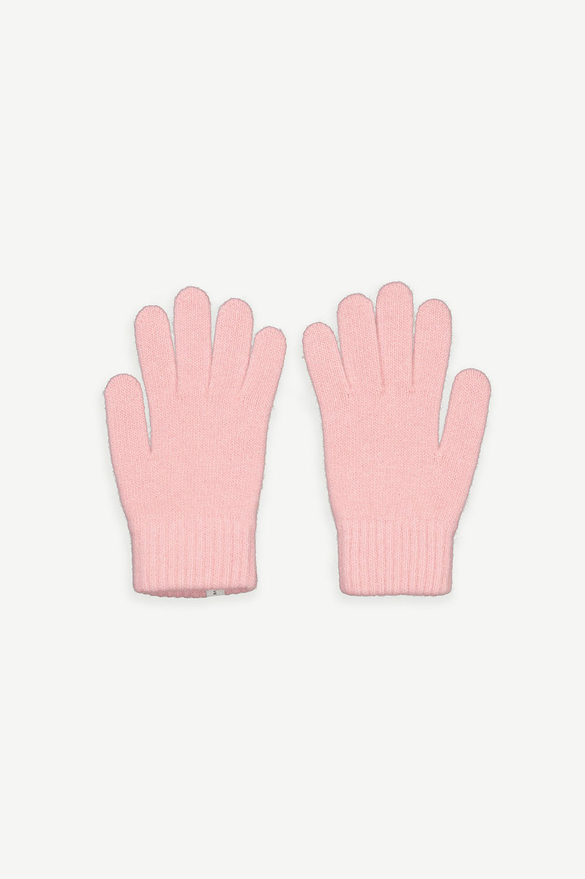 Alder Wool Gloves, Pink