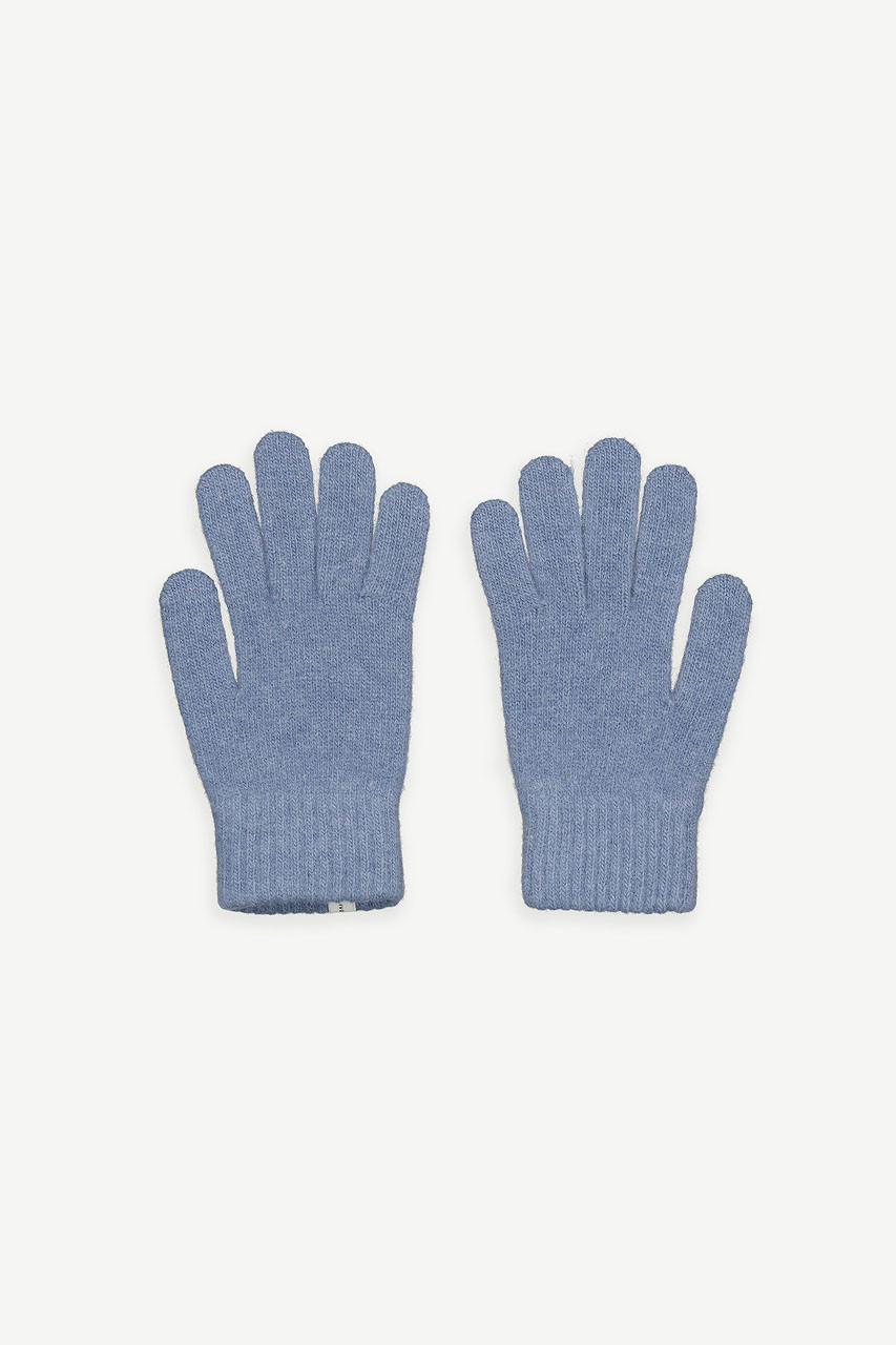 Alder Wool Gloves, Blue